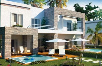 Twin House - 4 Bedrooms - 4 Bathrooms for sale in Mountain View - Ras Al Hekma - North Coast
