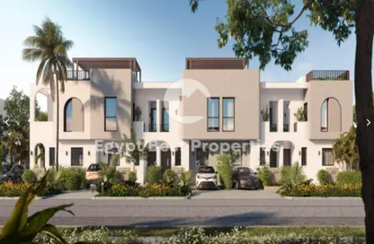 تاون هاوس - 3 غرف نوم - 4 حمامات للبيع في أو ويست - كمبوندات 6 أكتوبر - مدينة 6 أكتوبر - الجيزة