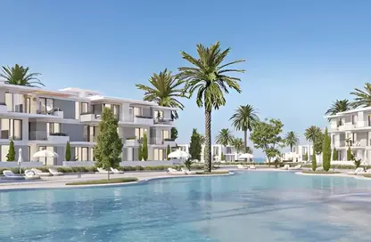 شاليه - 3 غرف نوم - 3 حمامات للبيع في سكالا ماونتن فيو راس الحكمة - منتجعات الساحل الشمالي - الساحل الشمالي