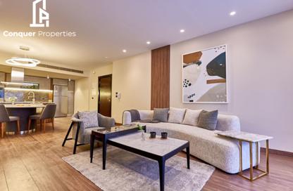 Apartment - 2 Bedrooms - 2 Bathrooms for sale in Lake View - 5th Settlement Compounds - The 5th Settlement - New Cairo City - Cairo