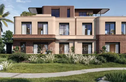 Townhouse - 4 Bedrooms - 5 Bathrooms for sale in Crescent Walk - 5th Settlement Compounds - The 5th Settlement - New Cairo City - Cairo