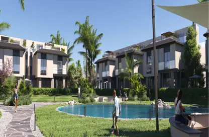 Townhouse - 4 Bedrooms - 4 Bathrooms for sale in Palm Hills New Cairo - 5th Settlement Compounds - The 5th Settlement - New Cairo City - Cairo
