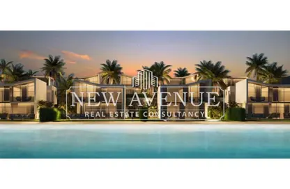 Twin House - 4 Bedrooms - 4 Bathrooms for sale in Azha - Al Ain Al Sokhna - Suez