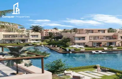 شاليه - 2 غرف نوم - 3 حمامات للبيع في هاسيندا وترز - قسم الضبعة - الساحل الشمالي