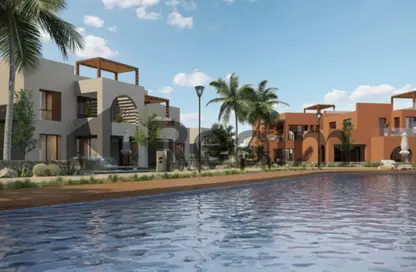 Chalet - 2 Bedrooms - 2 Bathrooms for sale in Makadi Orascom Resort - Makadi - Hurghada - Red Sea