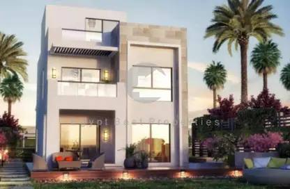 Villa - 4 Bedrooms - 5 Bathrooms for sale in Ramla Lakeside - Qesm Ad Dabaah - North Coast