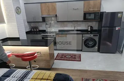 Apartment - Studio - 1 Bathroom for rent in Green Residence 1 - 7th District - Sheikh Zayed City - Giza