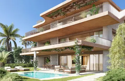 Chalet - 2 Bedrooms - 2 Bathrooms for sale in Ramla Lakeside - Qesm Ad Dabaah - North Coast