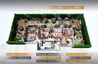 Apartment - 3 Bedrooms - 2 Bathrooms for sale in Bait Alwatan - The 5th Settlement - New Cairo City - Cairo