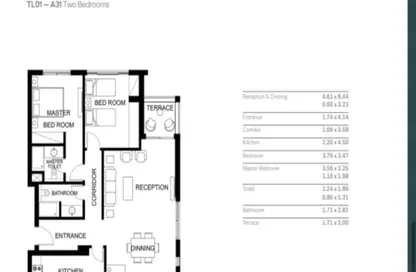 Apartment - 2 Bedrooms - 3 Bathrooms for sale in TRIO - 5th Settlement Compounds - The 5th Settlement - New Cairo City - Cairo