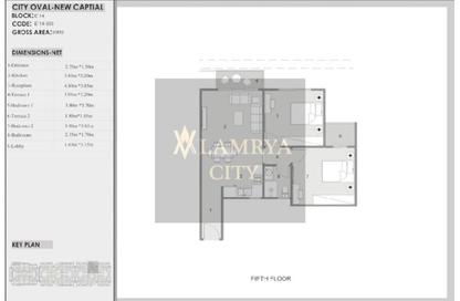 Apartment - 1 Bedroom - 2 Bathrooms for sale in City Oval - New Capital Compounds - New Capital City - Cairo