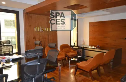 Office Space - Studio - 3 Bathrooms for rent in Bank Center Street - South Teseen St. - The 5th Settlement - New Cairo City - Cairo