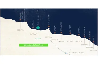 فيلا - 5 غرف نوم - 6 حمامات للبيع في سيلڤر ساندس - قسم مرسي مطروح - الساحل الشمالي