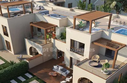 Chalet - 2 Bedrooms - 2 Bathrooms for sale in Makadi Heights - Makadi Orascom Resort - Makadi - Hurghada - Red Sea