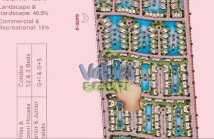 Chalet - 2 Bedrooms - 3 Bathrooms for sale in Hacienda Waters - Qesm Ad Dabaah - North Coast