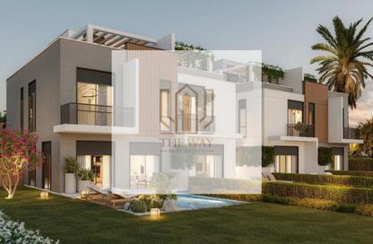 Twin House - 4 Bedrooms - 4 Bathrooms for sale in Swan Lake West - 6 October Compounds - 6 October City - Giza