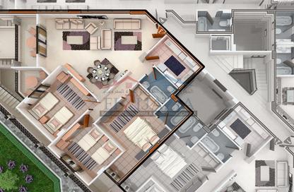 Apartment - 3 Bedrooms - 2 Bathrooms for sale in 1st Neighborhood - 1st Area - Shorouk City - Cairo