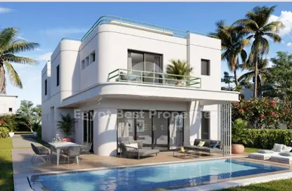 Twin House - 5 Bedrooms - 6 Bathrooms for sale in June - Ras Al Hekma - North Coast