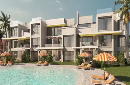 Chalet - 3 Bedrooms - 3 Bathrooms for sale in The Med - Ras Al Hekma - North Coast