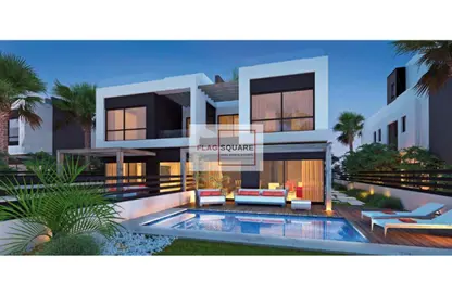 Twin House - 3 Bedrooms - 3 Bathrooms for sale in Palm Hills New Cairo - 5th Settlement Compounds - The 5th Settlement - New Cairo City - Cairo