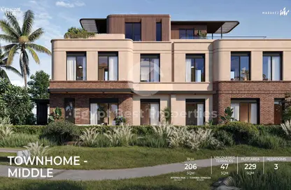 Townhouse - 3 Bedrooms - 3 Bathrooms for sale in Crescent Walk - 5th Settlement Compounds - The 5th Settlement - New Cairo City - Cairo