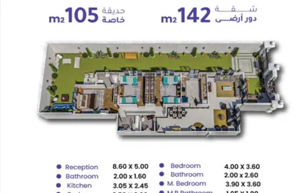 Apartment - 3 Bedrooms - 3 Bathrooms for sale in Bait Alwatan - The 5th Settlement - New Cairo City - Cairo