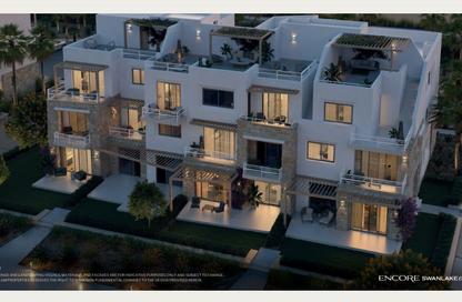 Duplex - 3 Bedrooms - 3 Bathrooms for sale in Swan Lake Gouna - Al Gouna - Hurghada - Red Sea