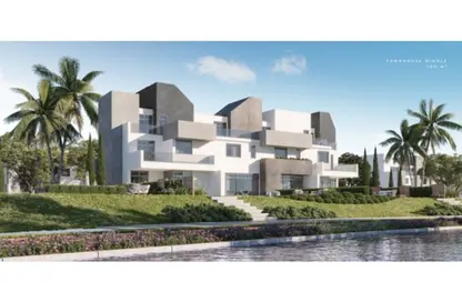 Townhouse - 3 Bedrooms - 3 Bathrooms for sale in Rivers - New Zayed City - Sheikh Zayed City - Giza