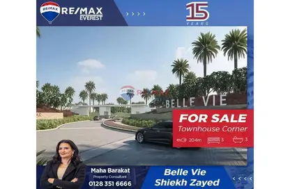 Townhouse - 3 Bedrooms - 3 Bathrooms for sale in Rivers - New Zayed City - Sheikh Zayed City - Giza