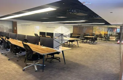 Office Space - Studio - 1 Bathroom for rent in Bank Center Street - South Teseen St. - The 5th Settlement - New Cairo City - Cairo