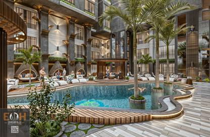 Apartment - 2 Bedrooms - 1 Bathroom for sale in Arabia Azur Resort - Hurghada Resorts - Hurghada - Red Sea