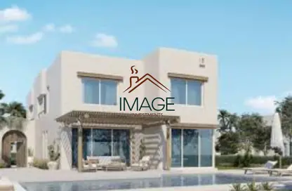 شاليه - 3 غرف نوم - 3 حمامات للبيع في هاسيندا ويست - راس الحكمة - الساحل الشمالي