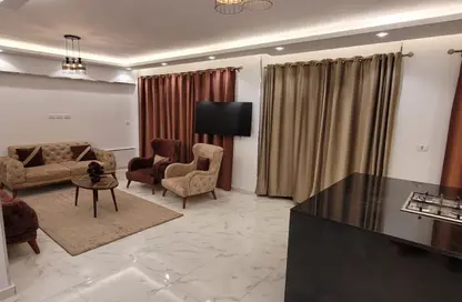 Apartment - 2 Bedrooms - 1 Bathroom for rent in American University Housing District - 5th Settlement Compounds - The 5th Settlement - New Cairo City - Cairo