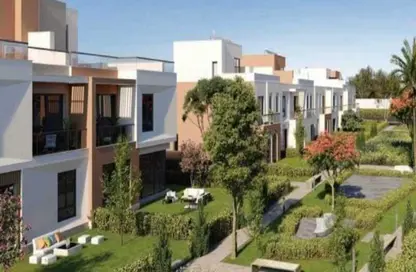 Twin House - 4 Bedrooms - 4 Bathrooms for sale in Mountain View Chill Out Park - Northern Expansions - 6 October City - Giza