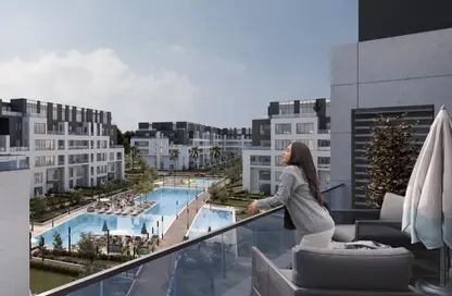 Apartment - 1 Bedroom - 1 Bathroom for sale in AlKarma Kay - Sheikh Zayed Compounds - Sheikh Zayed City - Giza