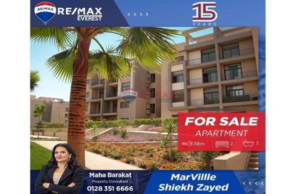 Apartment - 2 Bedrooms - 2 Bathrooms for sale in MarVille New Zayed - New Zayed City - Sheikh Zayed City - Giza