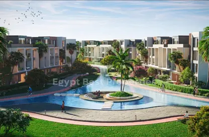 Twin House - 4 Bedrooms - 4 Bathrooms for sale in Palm Hills Golf Extension - Al Wahat Road - 6 October City - Giza