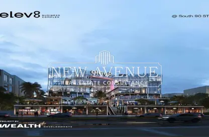 Office Space - Studio - 1 Bathroom for sale in Edge - South Teseen St. - The 5th Settlement - New Cairo City - Cairo