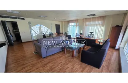 Office Space - Studio - 2 Bathrooms for rent in Trivium Square - North Teseen St. - The 5th Settlement - New Cairo City - Cairo