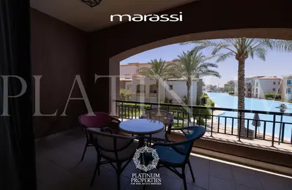 Chalet - 2 Bedrooms - 2 Bathrooms for rent in Marassi - Sidi Abdel Rahman - North Coast