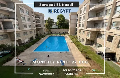 Apartment - 3 Bedrooms - 3 Bathrooms for rent in Sarayat Al Maadi - Hay El Maadi - Cairo