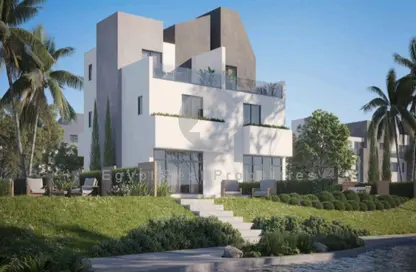 Twin House - 3 Bedrooms - 4 Bathrooms for sale in Rivers - New Zayed City - Sheikh Zayed City - Giza