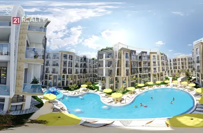 Apartment - 3 Bedrooms - 1 Bathroom for sale in Aqua Palms Resort - Hurghada Resorts - Hurghada - Red Sea