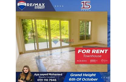 Townhouse - 4 Bedrooms - 4 Bathrooms for rent in Grand Heights - Northern Expansions - 6 October City - Giza