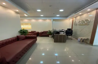 Office Space - Studio - 4 Bathrooms for rent in South Teseen St. - The 5th Settlement - New Cairo City - Cairo