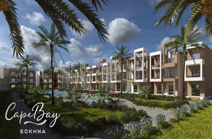 Chalet - 2 Bedrooms - 2 Bathrooms for sale in Cape Bay Sokhna - Al Ain Al Sokhna - Suez