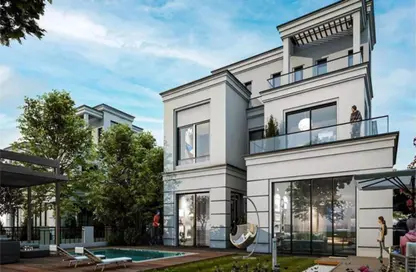Townhouse - 5 Bedrooms - 5 Bathrooms for sale in Naia West - Sheikh Zayed Compounds - Sheikh Zayed City - Giza