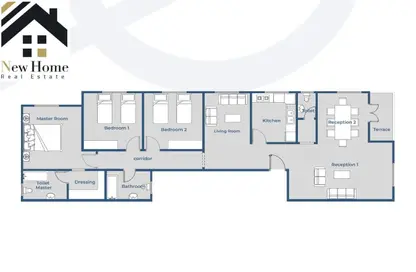 شقة - 4 غرف نوم - 3 حمامات للبيع في التجمع الخامس - مدينة القاهرة الجديدة - القاهرة