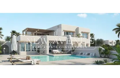 فيلا - 6 غرف نوم - 7 حمامات للبيع في هاسيندا ويست - راس الحكمة - الساحل الشمالي