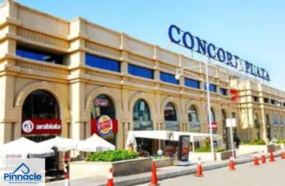 Office Space - Studio - 2 Bathrooms for rent in Concord Plaza - South Investors Area - New Cairo City - Cairo